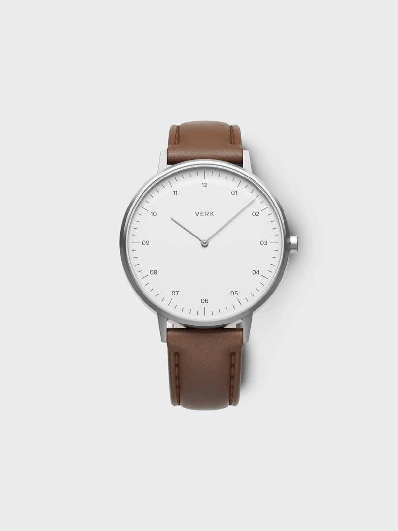 Light Coffee Leather Watch